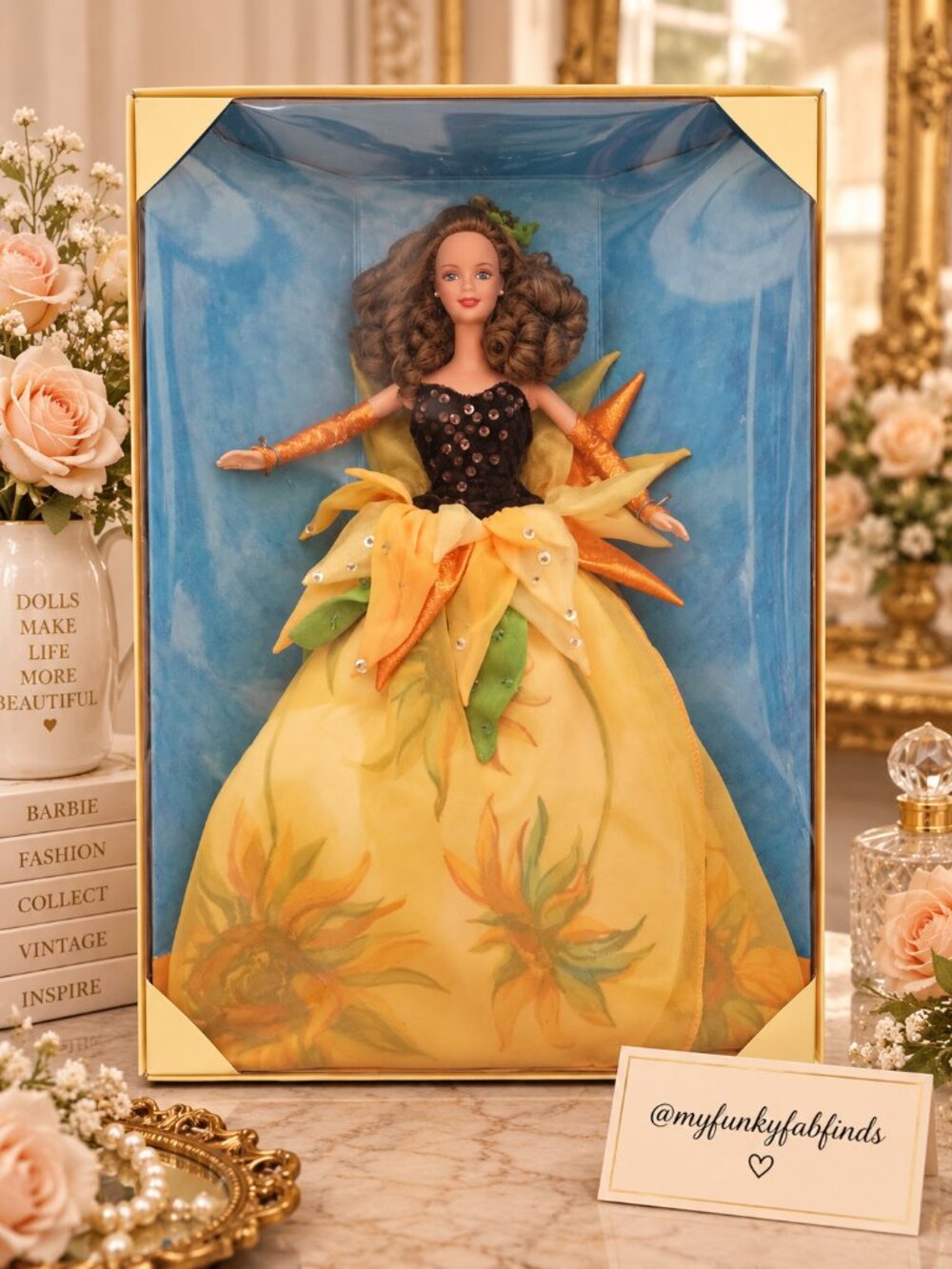 1998 Sunflower Barbie Vincent Van Gogh Collection